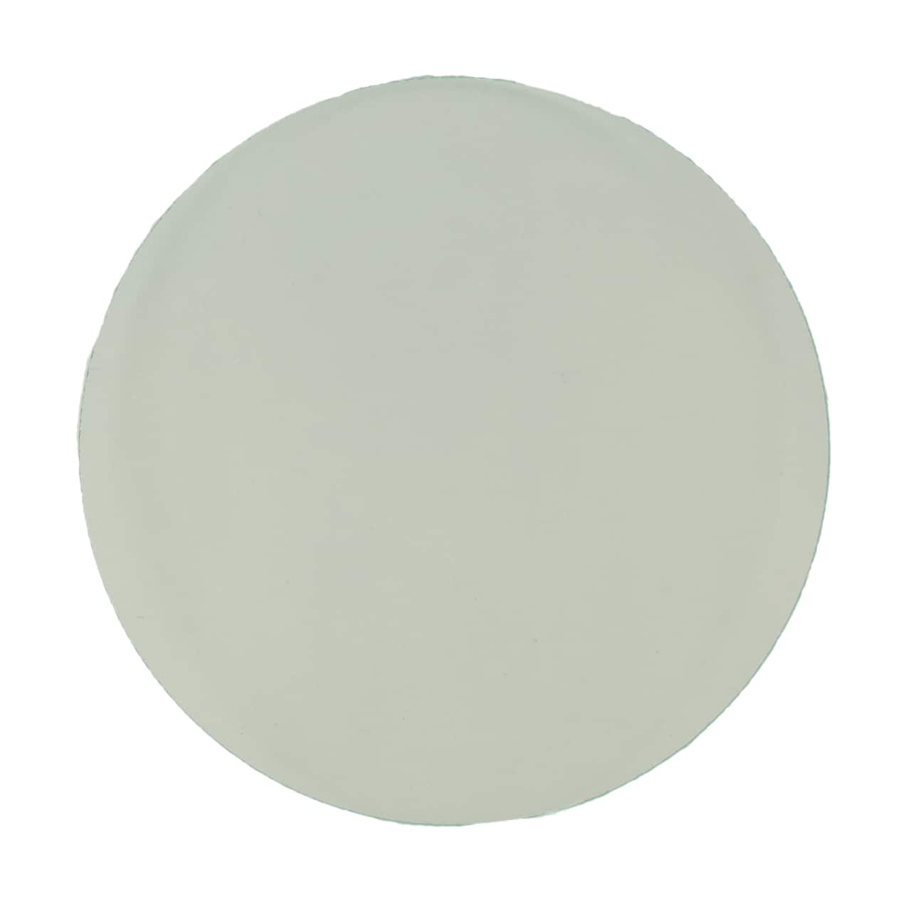 Oceanside Compatible™ 6" Icicle Clear Smooth Transparent Circle Fusible Glass